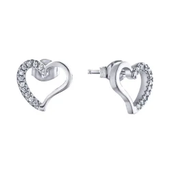Schmuckladen Herzohrstecker - 925 Sterlingsilber^ Valentinstag|Ohrstecker