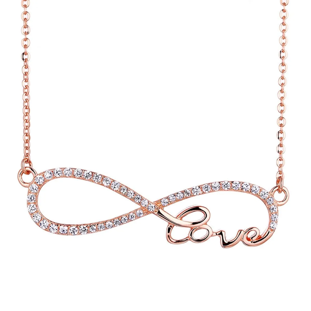 Schmuckladen Infinity Love Halskette - 925 Sterlingsilber^ Valentinstag|Schmuck