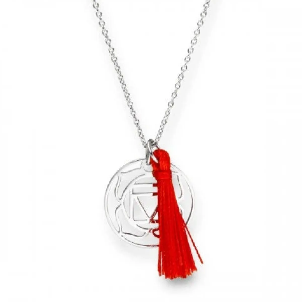 Schmuckladen Kette mit Anhänger Sterling Silber Wurzel-Chakra^ Schmuck