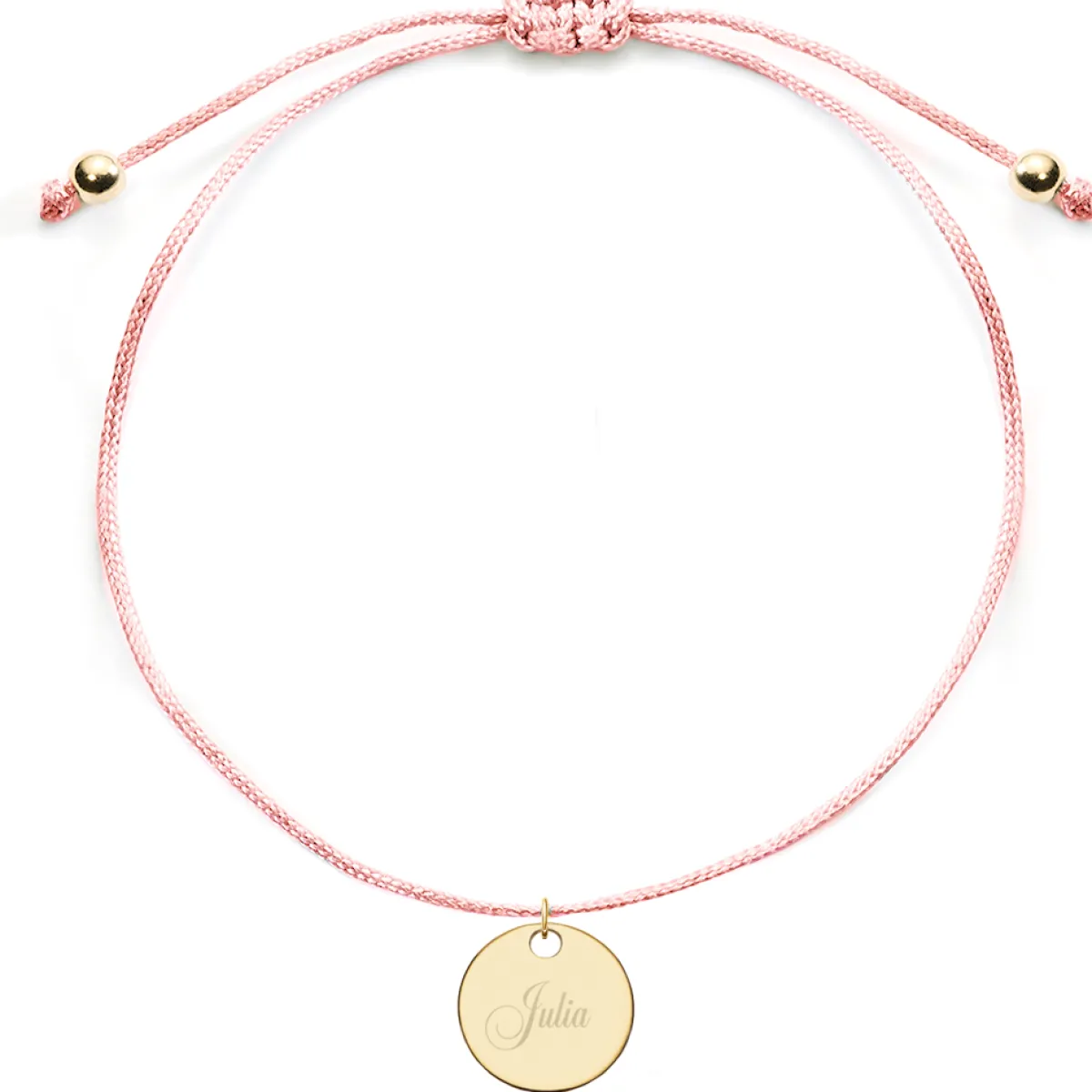 Schmuckladen Kinderarmband mit runder Gravurplatte | individuell gravierbar^ Edelstahl Armbänder|Stoffarmbänder