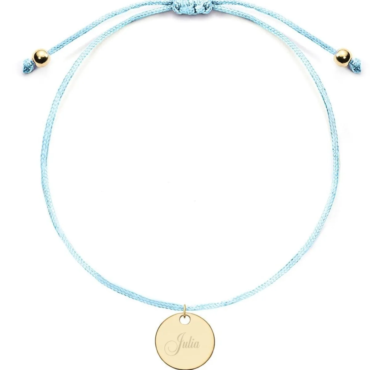 Schmuckladen Kinderarmband mit runder Gravurplatte | individuell gravierbar^ Edelstahl Armbänder|Stoffarmbänder