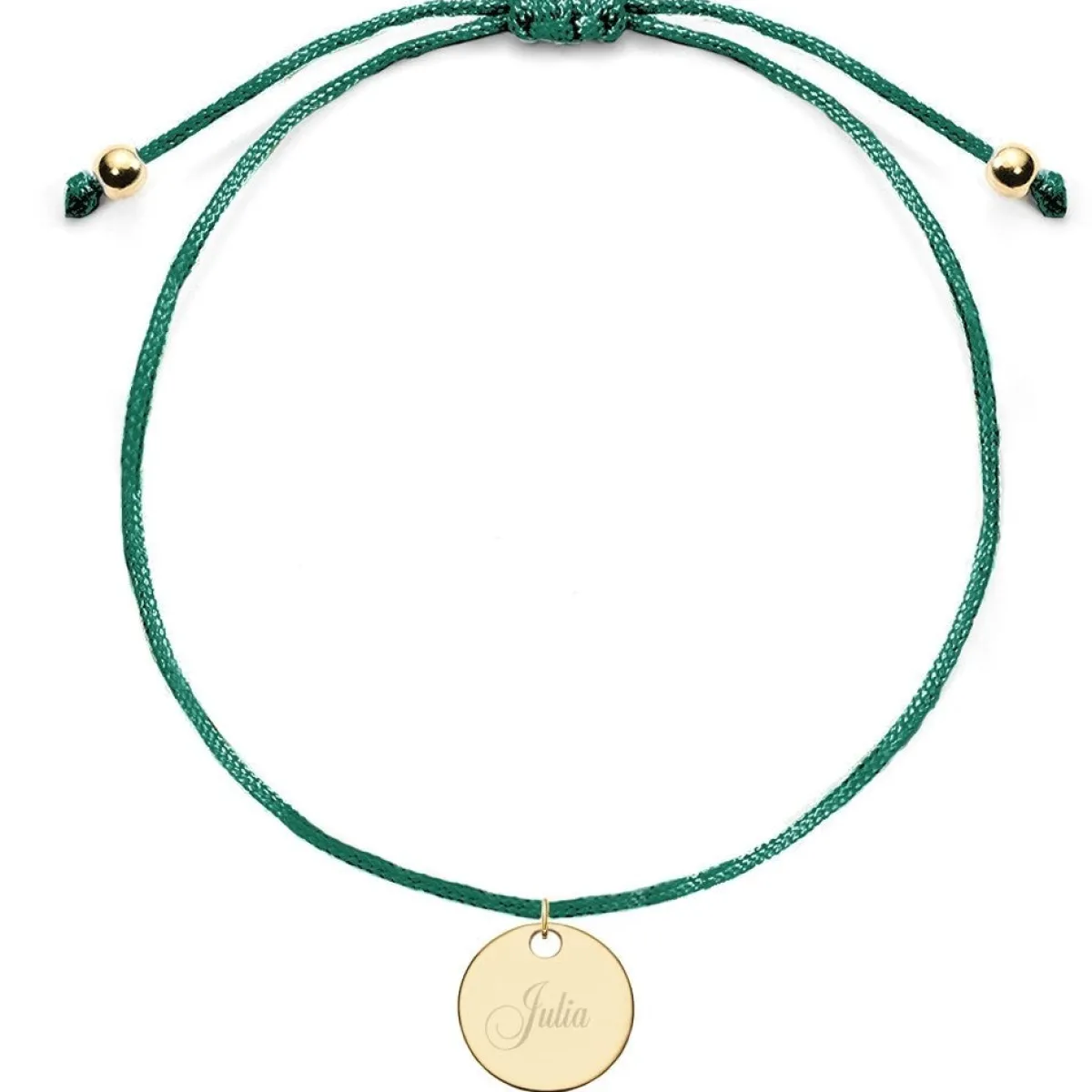 Schmuckladen Kinderarmband mit runder Gravurplatte | individuell gravierbar^ Edelstahl Armbänder|Stoffarmbänder