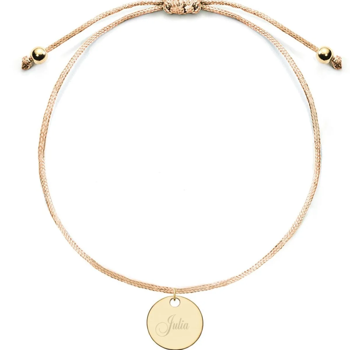 Schmuckladen Kinderarmband mit runder Gravurplatte | individuell gravierbar^ Edelstahl Armbänder|Stoffarmbänder