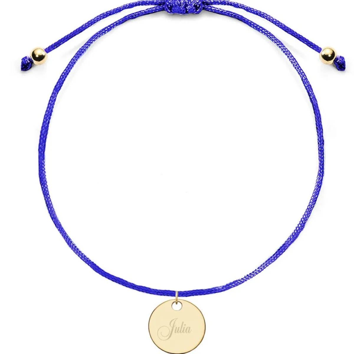 Schmuckladen Kinderarmband mit runder Gravurplatte | individuell gravierbar^ Edelstahl Armbänder|Stoffarmbänder