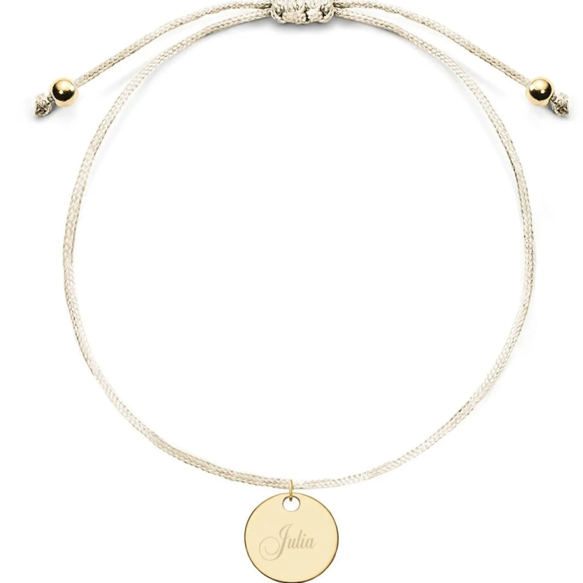 Schmuckladen Kinderarmband mit runder Gravurplatte | individuell gravierbar^ Edelstahl Armbänder|Stoffarmbänder