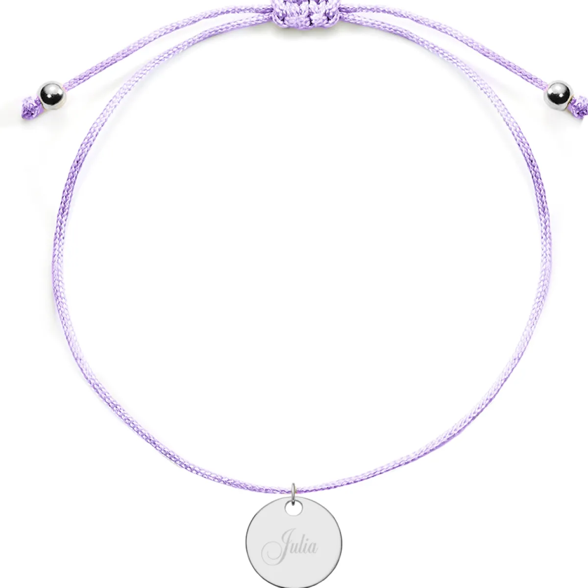 Schmuckladen Kinderarmband mit runder Gravurplatte | individuell gravierbar^ Edelstahl Armbänder|Stoffarmbänder