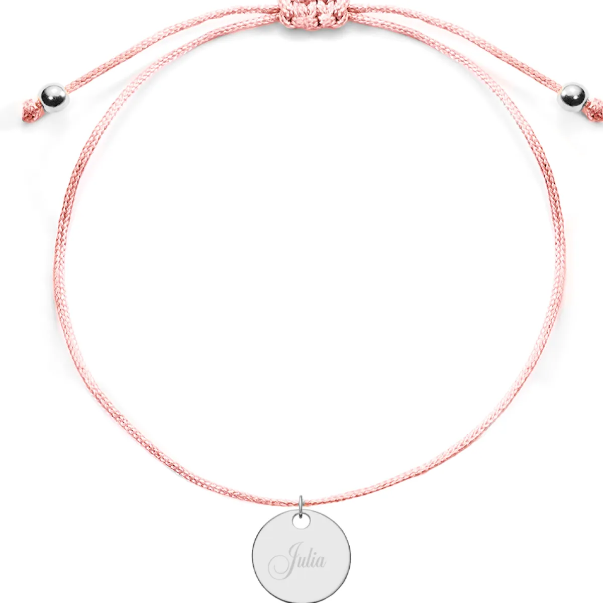 Schmuckladen Kinderarmband mit runder Gravurplatte | individuell gravierbar^ Edelstahl Armbänder|Stoffarmbänder