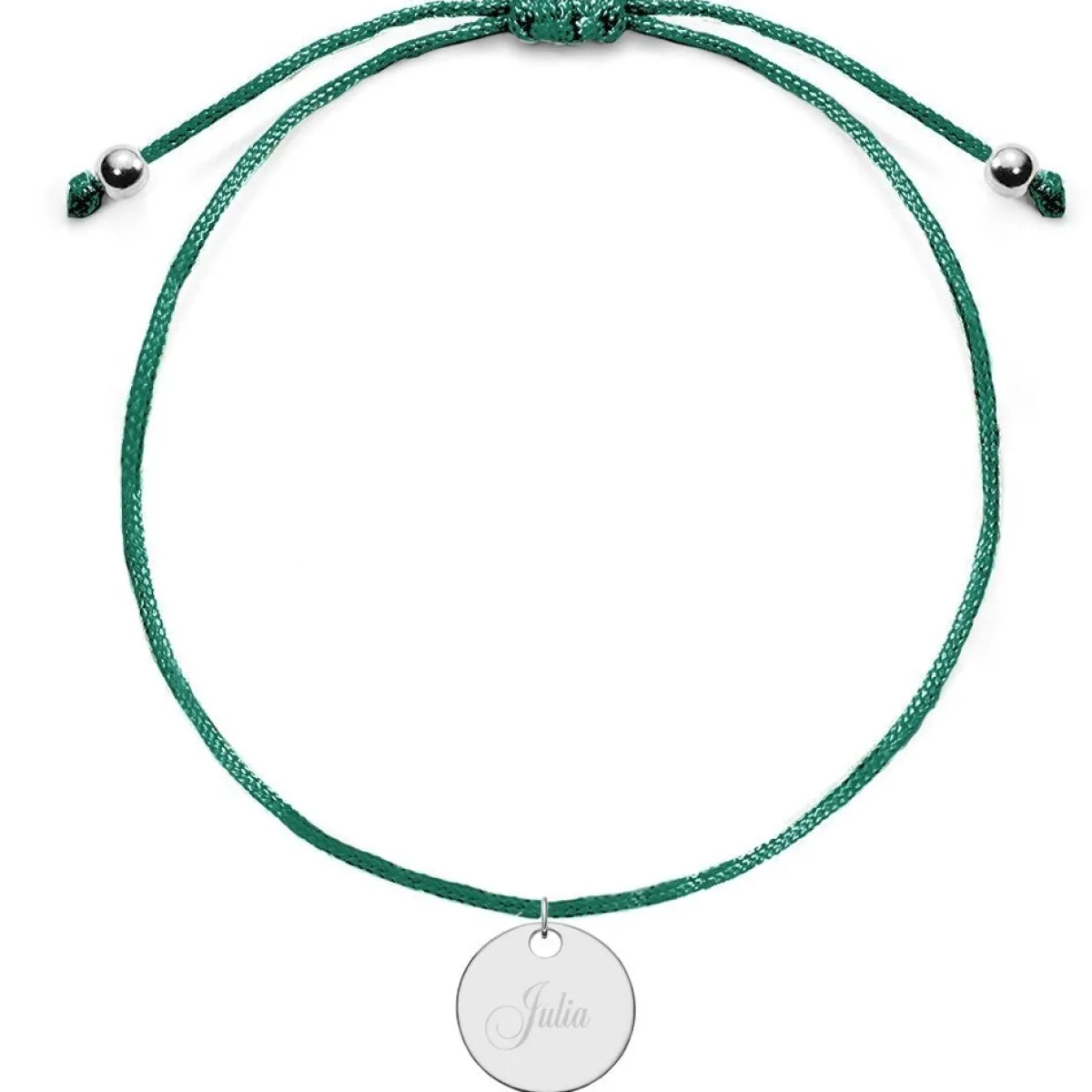 Schmuckladen Kinderarmband mit runder Gravurplatte | individuell gravierbar^ Edelstahl Armbänder|Stoffarmbänder