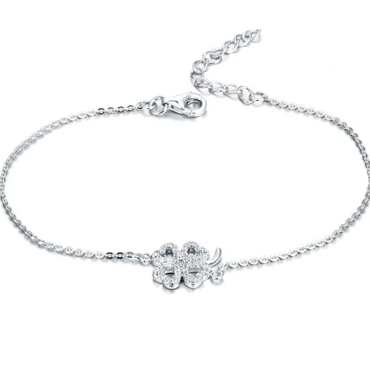 Schmuckladen Kleeblatt Armband - 925 Sterlingsilber^ Schmuck