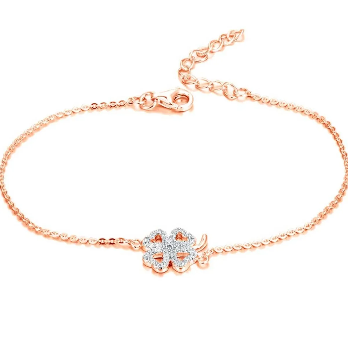 Schmuckladen Kleeblatt Armband - 925 Sterlingsilber^ Schmuck
