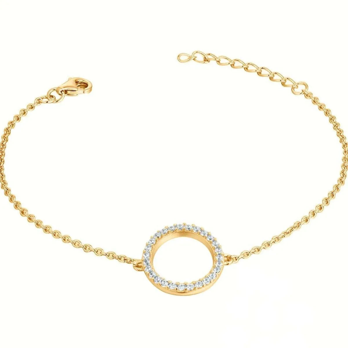 Schmuckladen Kreis - Armband mit Zirkonia - Sparkling Circle - 925 Sterlingsilber^ Schmuck