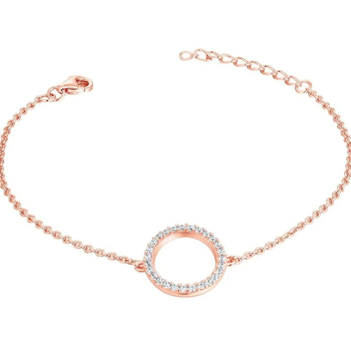 Schmuckladen Kreis - Armband mit Zirkonia - Sparkling Circle - 925 Sterlingsilber^ Schmuck