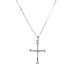 Schmuckladen Kreuz - Halskette "sparkling Cross" 925 Sterlingsilber^ Konfirmation|Schmuck