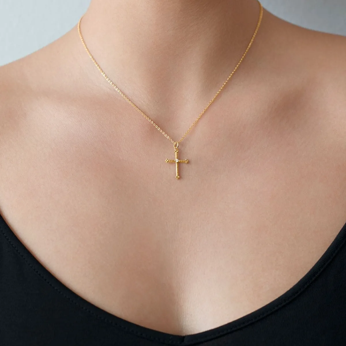 Schmuckladen Kreuz - Halskette "sparkling Cross" 925 Sterlingsilber^ Konfirmation|Schmuck