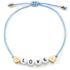 Schmuckladen Love Armband mit Diamantgravur^ Stoffarmbänder|Namensarmbänder