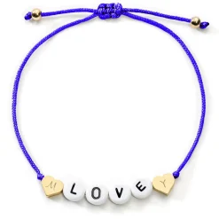 Schmuckladen Love Armband mit Diamantgravur^ Stoffarmbänder|Namensarmbänder