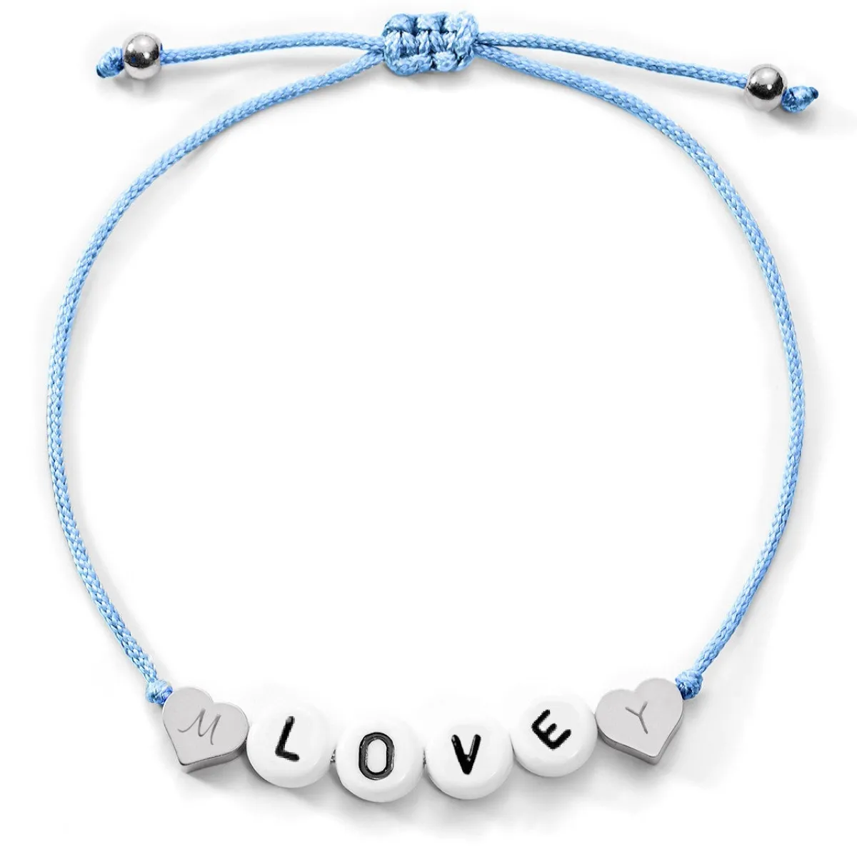 Schmuckladen Love Armband mit Diamantgravur^ Stoffarmbänder|Namensarmbänder