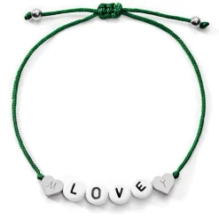 Schmuckladen Love Armband mit Diamantgravur^ Stoffarmbänder|Namensarmbänder
