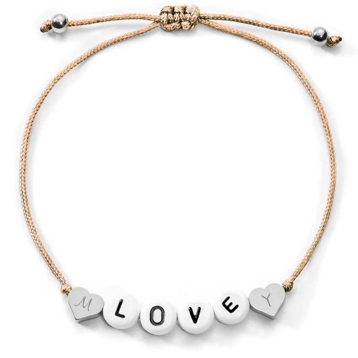Schmuckladen Love Armband mit Diamantgravur^ Stoffarmbänder|Namensarmbänder