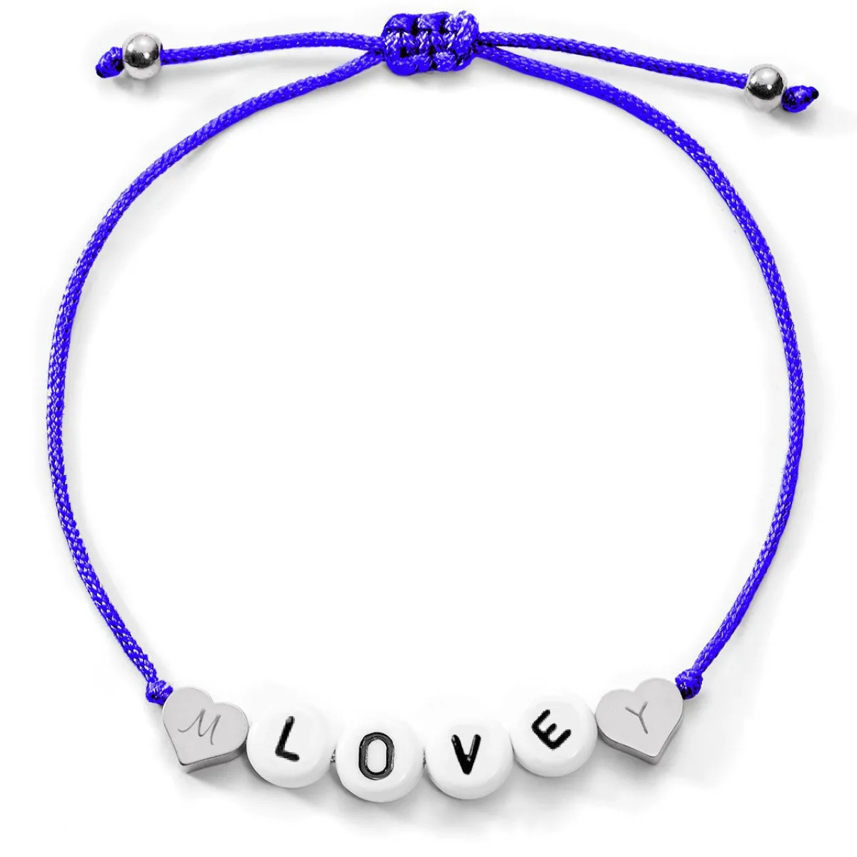 Schmuckladen Love Armband mit Diamantgravur^ Stoffarmbänder|Namensarmbänder