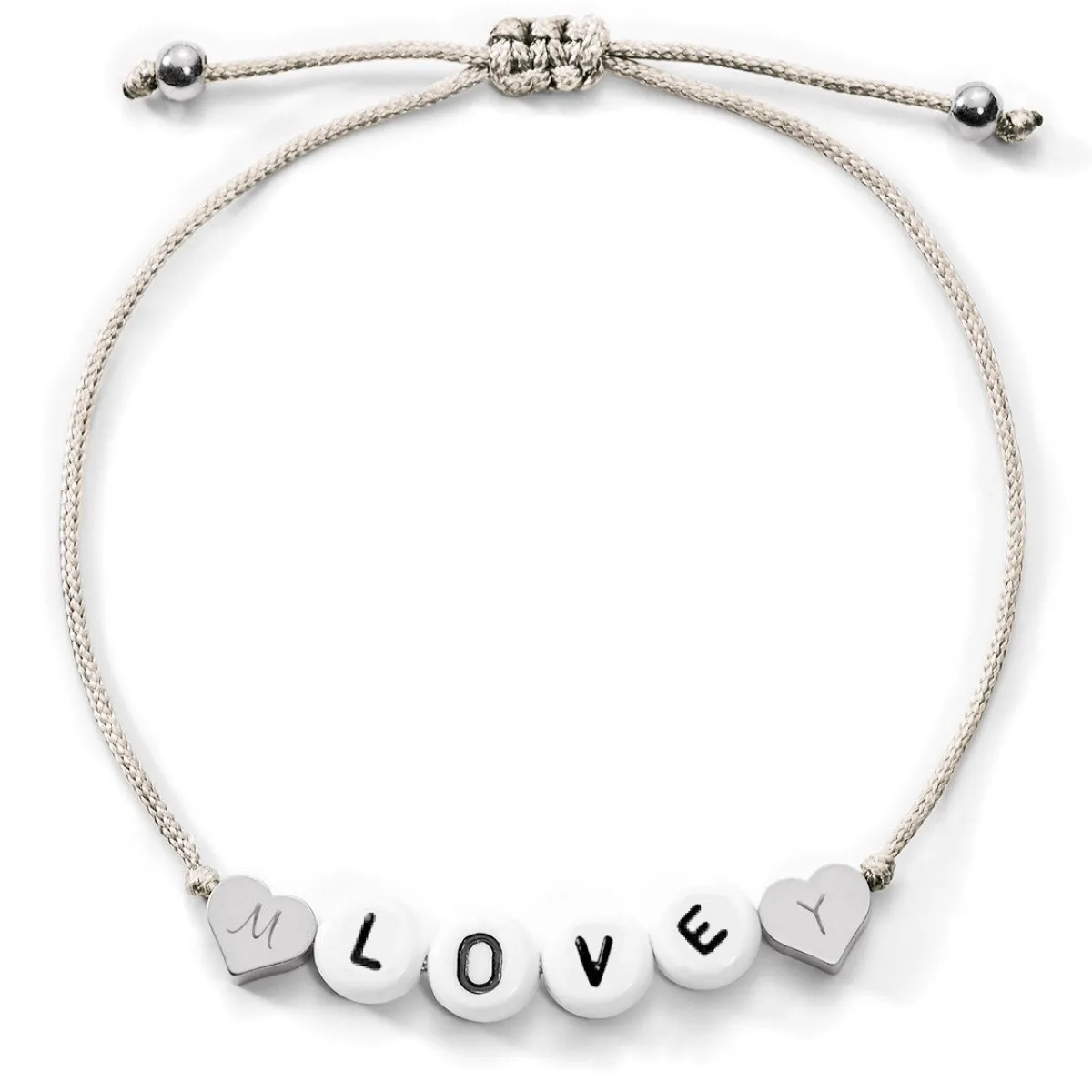 Schmuckladen Love Armband mit Diamantgravur^ Stoffarmbänder|Namensarmbänder