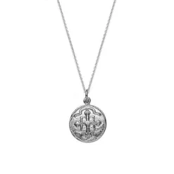 Schmuckladen Münzkette "Vikingcross" - 925 Sterlingsilber^ Konfirmation|Schmuck