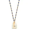Schmuckladen Muschel-Halskette Blue Kauri mit Zirkonia^ Schmuck