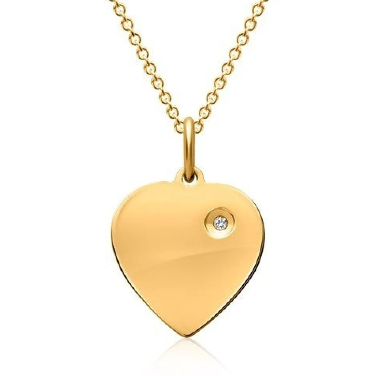Schmuckladen Muttertagsgeschenk - Herzkette mit Zirkonia - 925 Sterlingsilber^ Muttertag|Personalisierter Schmuck Für Mamas