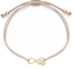 Schmuckladen Muttertagsgeschenk - Stoffarmband "für immer Liebe" - 925 Sterlingsilb^ Muttertag|Schmuck