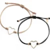 Schmuckladen Muttertagsgeschenk-Set - Herz-Armbänder Deep Love | individuell gravie^ Muttertag|Personalisierter Schmuck Für Mamas