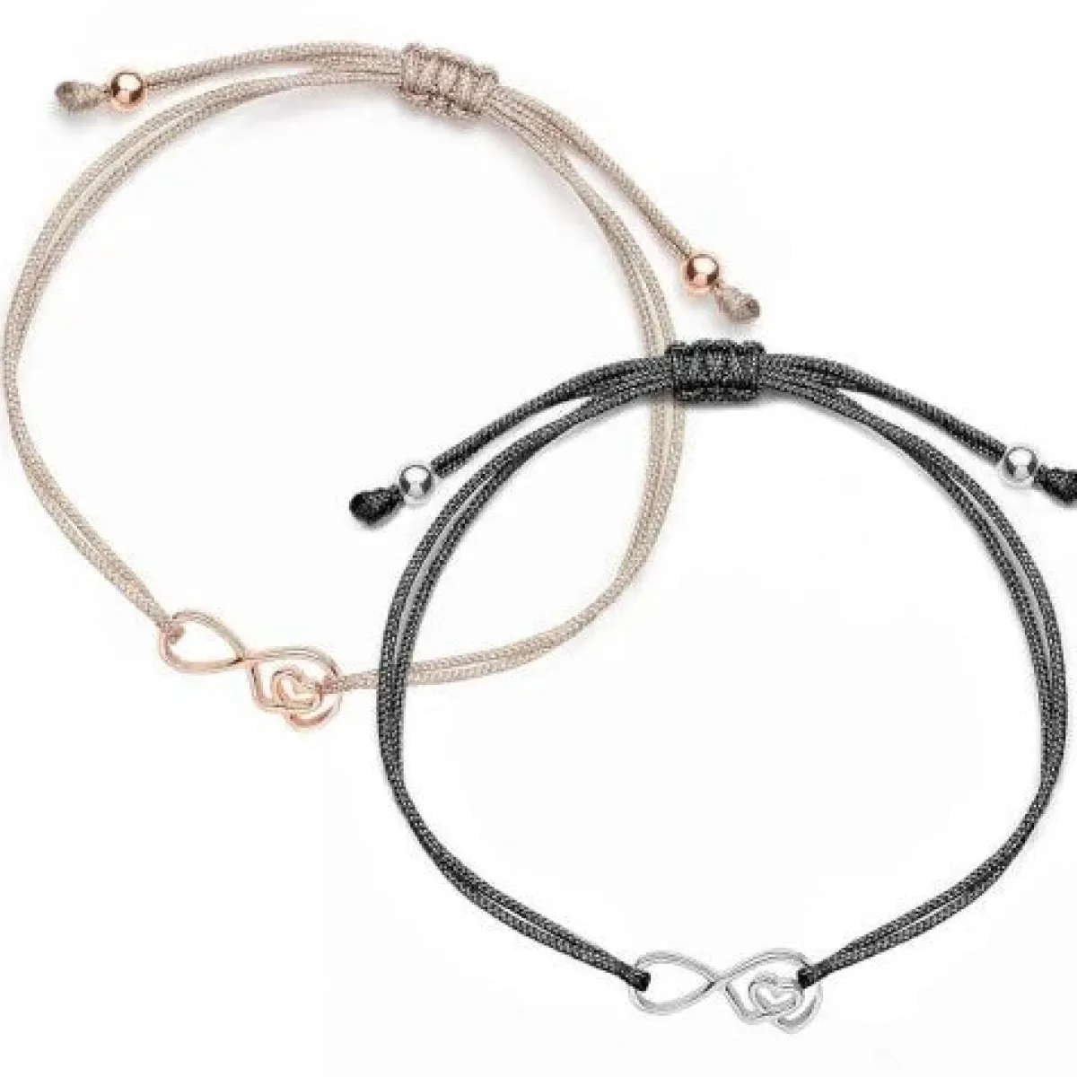 Schmuckladen Muttertagsgeschenk-Set - Stoffarmbänder "für immer Liebe" 925 Sterling^ Muttertag|Schmuck