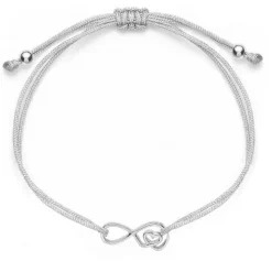 Schmuckladen Muttertagsgeschenk-Set - Stoffarmbänder "für immer Liebe" 925 Sterling^ Muttertag|Schmuck
