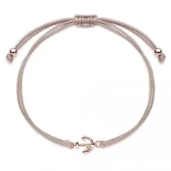Schmuckladen Muttertagsgeschenk-Set - Stoffarmbänder Anker - 925 Sterlingsilber^ Muttertag|Schmuck