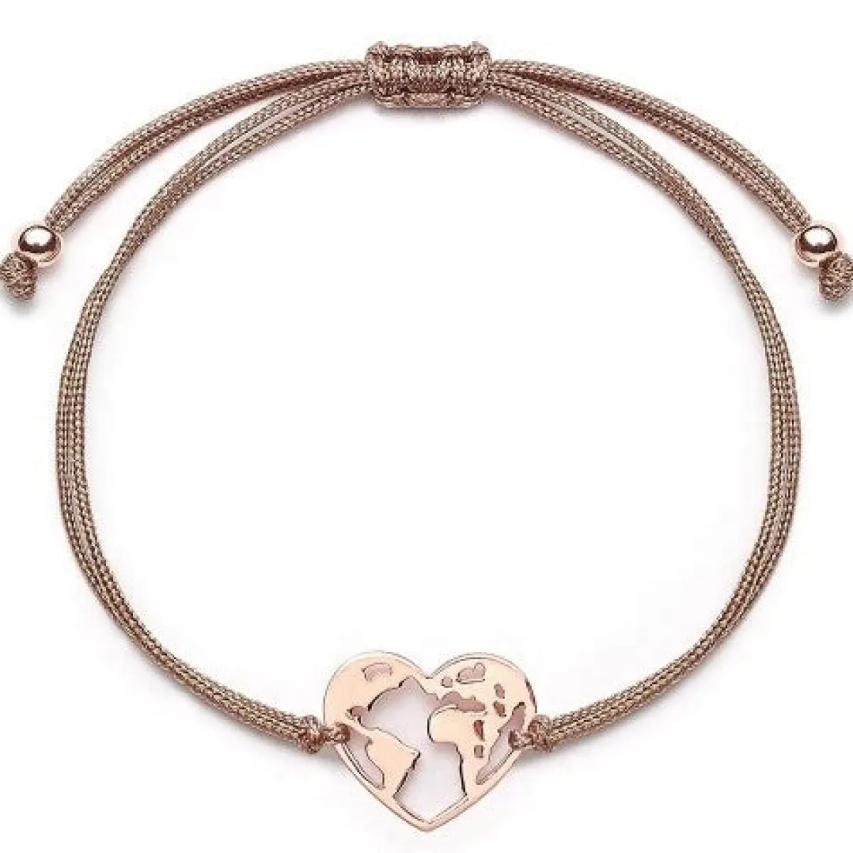 Schmuckladen Muttertagsgeschenk-Set - Stoffarmbänder Weltenherz - 925 Sterlingsilbe^ Muttertag|Schmuck