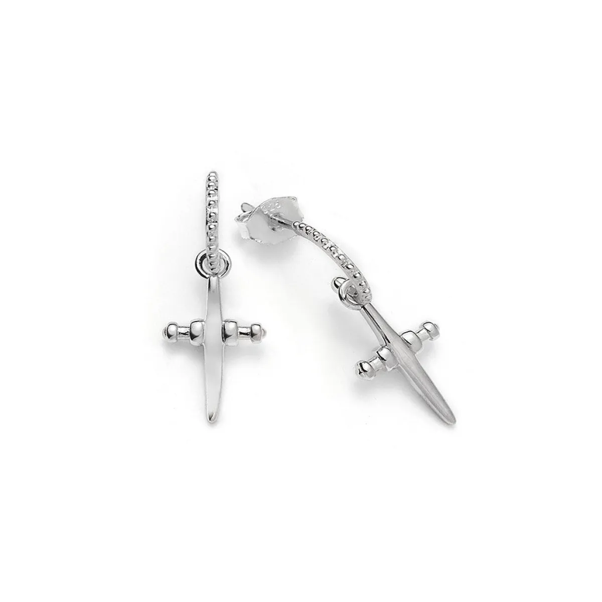 Schmuckladen Ohrring Kreuz - 925 Sterlingsilber^ Konfirmation|Schmuck