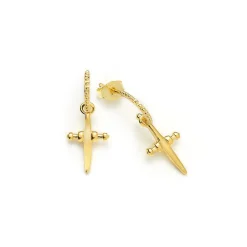 Schmuckladen Ohrring Kreuz - 925 Sterlingsilber^ Konfirmation|Schmuck