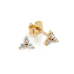 Schmuckladen Ohrstecker Bloom mit Zirkonia - 925 Sterlingsilber^ Weihnachten|Schmuck