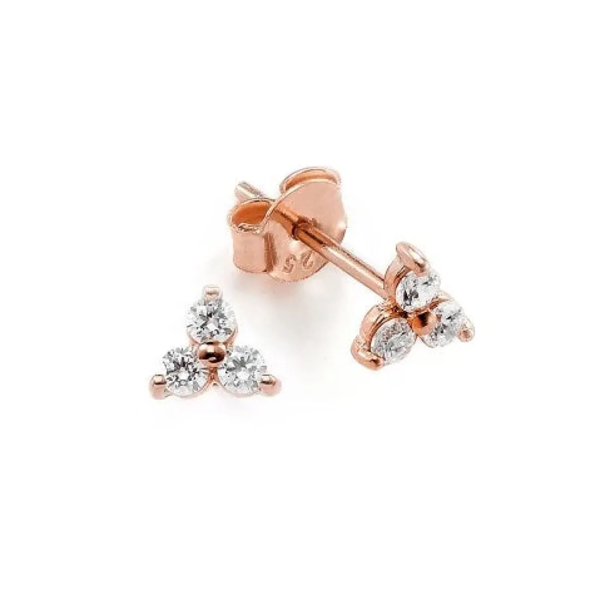 Schmuckladen Ohrstecker Bloom mit Zirkonia - 925 Sterlingsilber^ Weihnachten|Schmuck