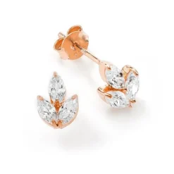 Schmuckladen Ohrstecker Fleur mit Zirkonia - 925 Sterlingsilber^ Weihnachten|Schmuck