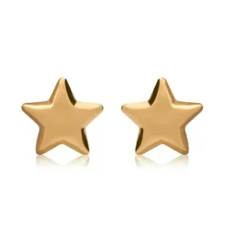 Schmuckladen Ohrstecker im Stern-Design aus 375er Gold^ Ohrstecker|Schmuck