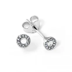 Schmuckladen Ohrstecker "Shiny Circle" - 925-Sterlingsilber^ Valentinstag|Ohrstecker