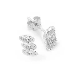 Schmuckladen Ohrstecker Trois mit Zirkonia - 925 Sterlingsilber^ Weihnachten|Schmuck