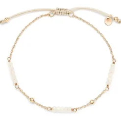 Schmuckladen Perlen-Armband Ariel - 925 Sterlingsilber^ Stoffarmbänder|Schmuck