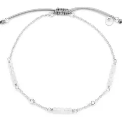 Schmuckladen Perlen-Armband Ariel - 925 Sterlingsilber^ Stoffarmbänder|Schmuck