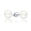 Schmuckladen Perlen-Ohrstecker 7mm - 925 Sterlingsilber^ Weihnachten|Schmuck