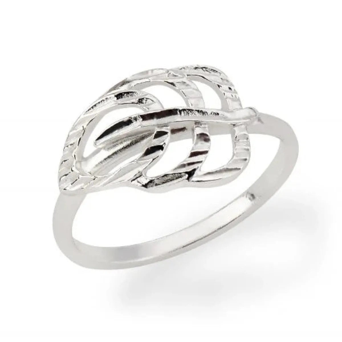 Schmuckladen Ring Blatt -^ Vergoldete Ringe|Silberringe
