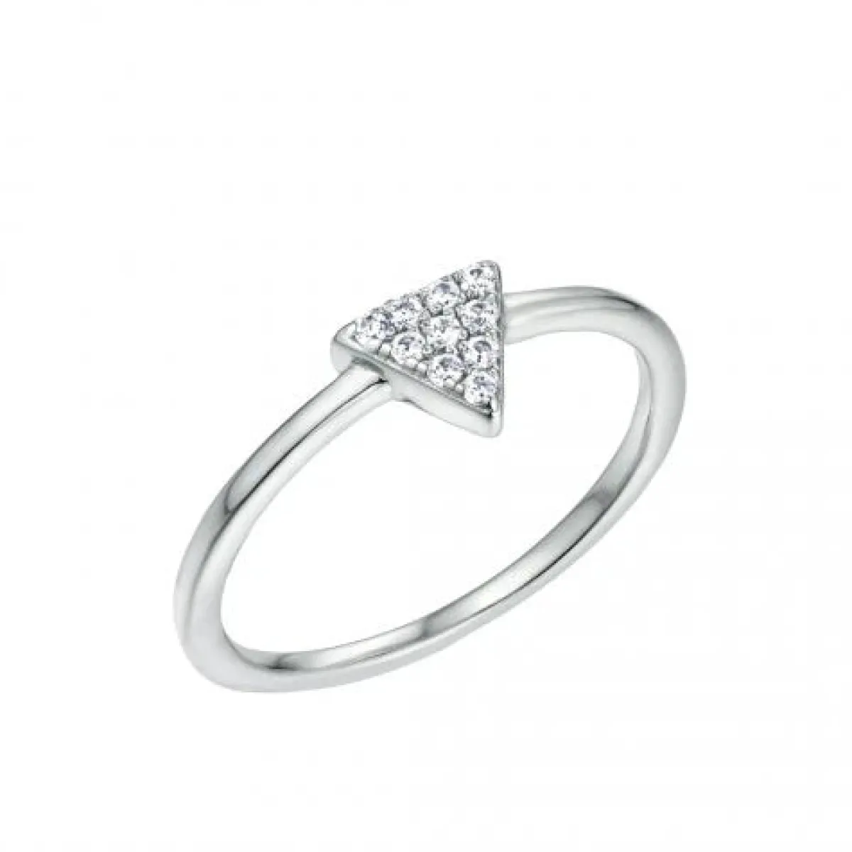 Schmuckladen Ring Dreieck - 925 Sterlingsilber^ Vergoldete Ringe|Silberringe