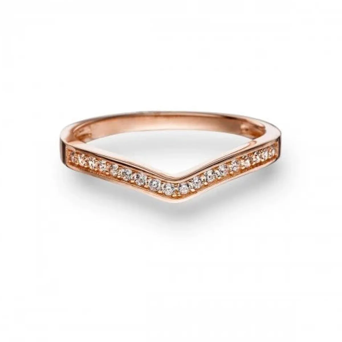 Schmuckladen Ring mit Zirkonia besetzt^ Vergoldete Ringe|Silberringe