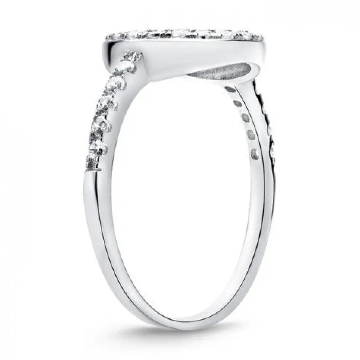 Schmuckladen Ring mit Zirkoniakreis^ Vergoldete Ringe|Silberringe