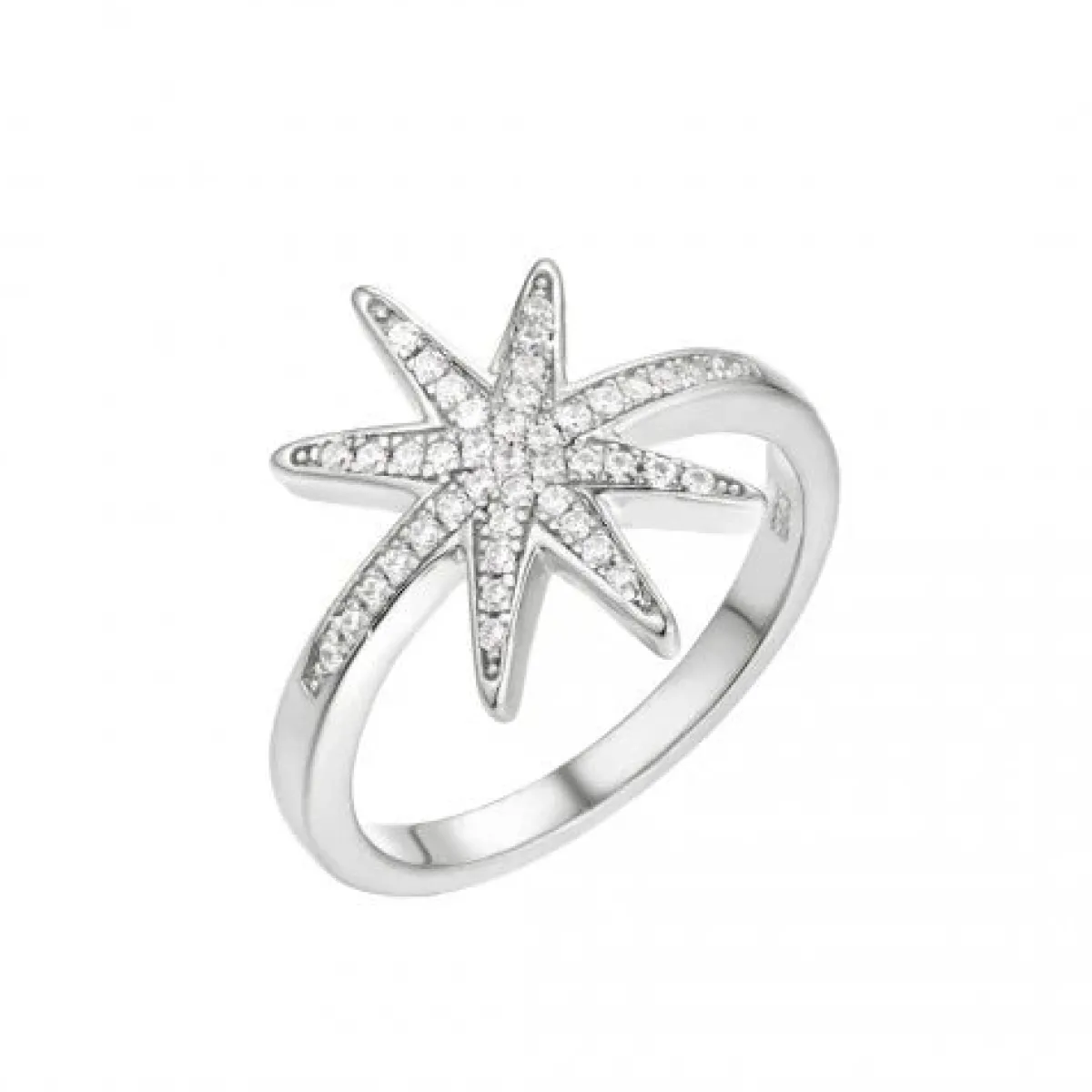 Schmuckladen Ring Polarstern - 925 Sterlingsilber^ Vergoldete Ringe|Schmuck